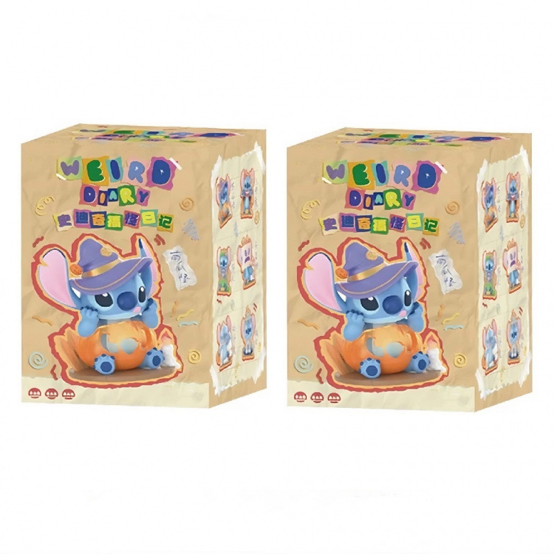 Stitch serie de diario divertido caja ciega Stitch muñeca de juego de moda decoración de escritorio muñeca muñeca regalo de niña