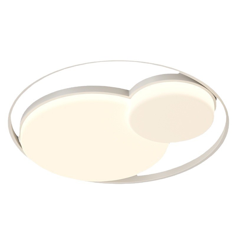 Luz de sala de estar lámpara de techo moderna y sencilla luz principal de atmósfera de espectro completo lámpara LED protector de ojos paquete de lámparas nórdicas para toda la casa