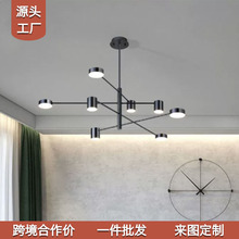 跨境供货北欧后现代主吊灯简约美式Amazon卧室灯工业风中山吊灯具