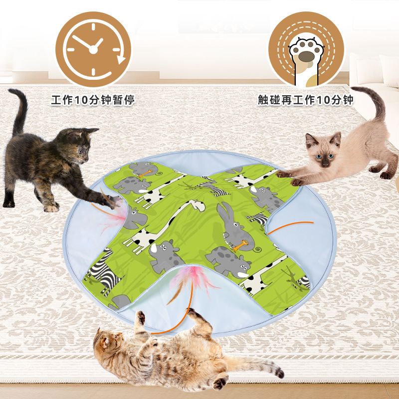 新商品の猫狩りカバーは自動的に猫のおもちゃを笑わせます。|undefined