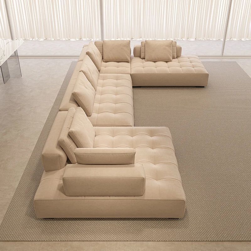 Cream Style Original Lawrence Sofa Light Luxury Large Flat House Living Room Light Luxury Module Combination Fabric Sofa