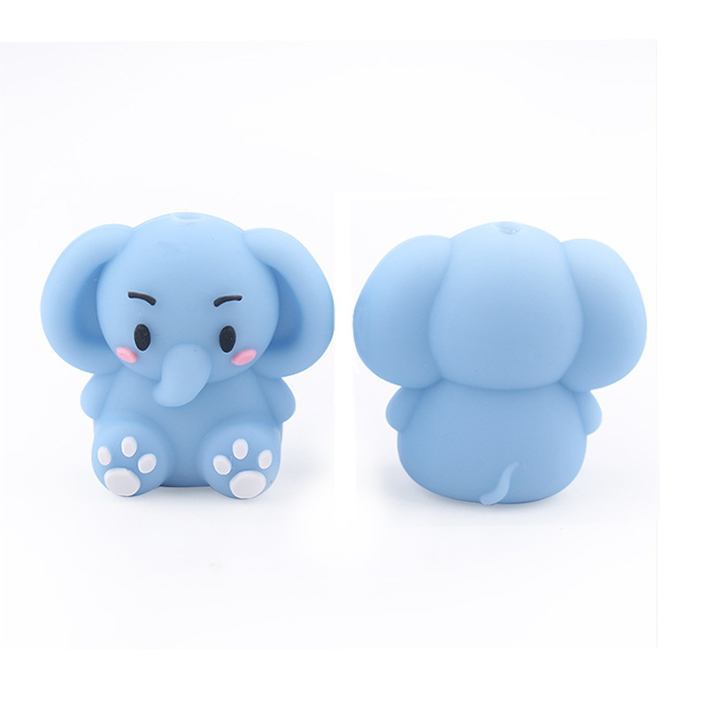 Productos para bebés de dibujos animados 3D animales de silicona joyas DIY bebés creativos tetas cadena de pulsera de goma juguetes accesorios