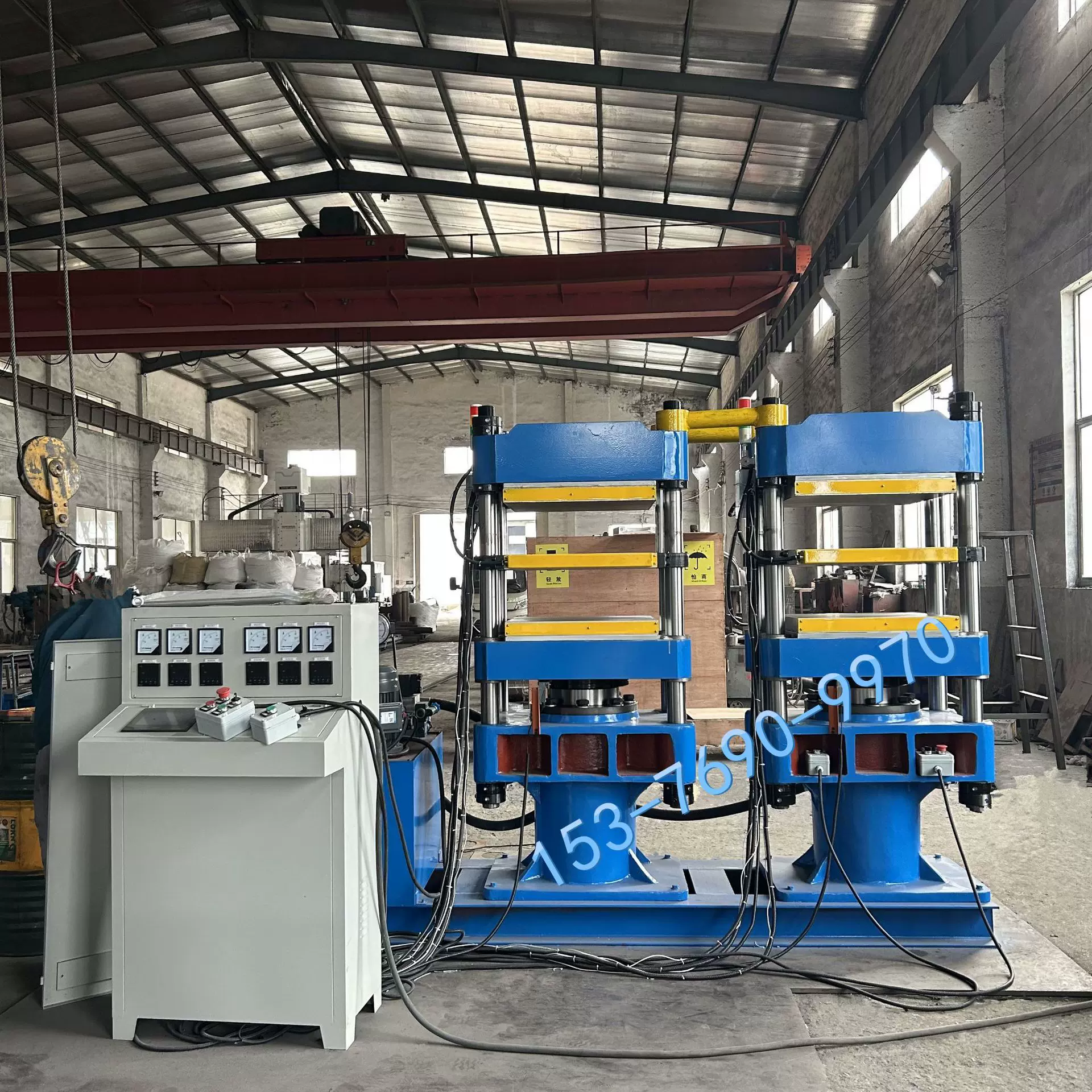 双联100吨硫化机 600×600双层热压台 硅胶制品硫化机  设备厂家