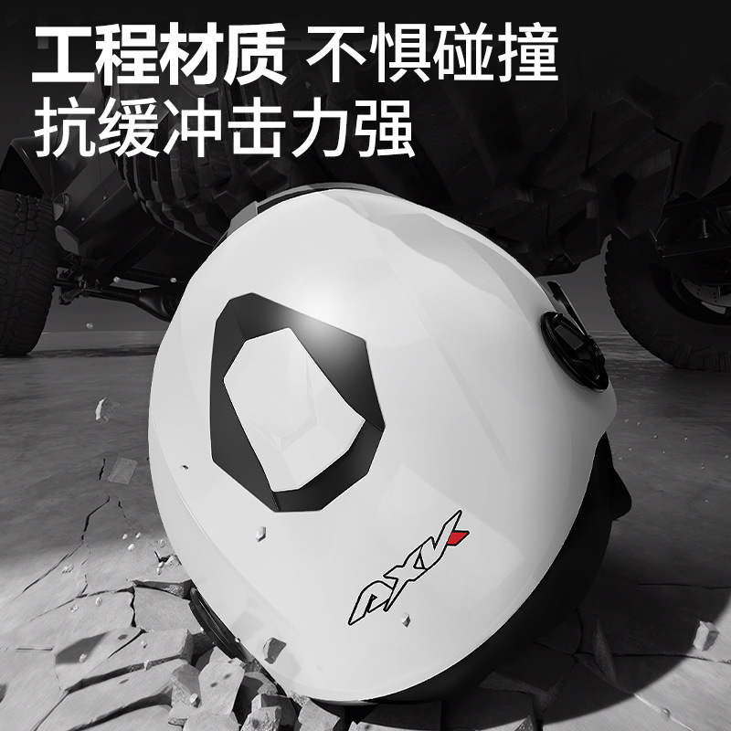 Nuevo casco de motocicleta certificado por 3C para hombres, protección solar, vehículo eléctrico de verano, medio casco, casco universal para mujeres, cuatro estaciones