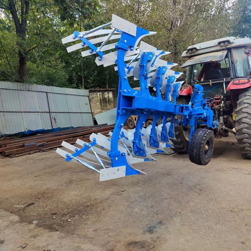 土地耕整加重型栅条式条幅定幅翻转犁 悬挂式多铧液压翻转犁