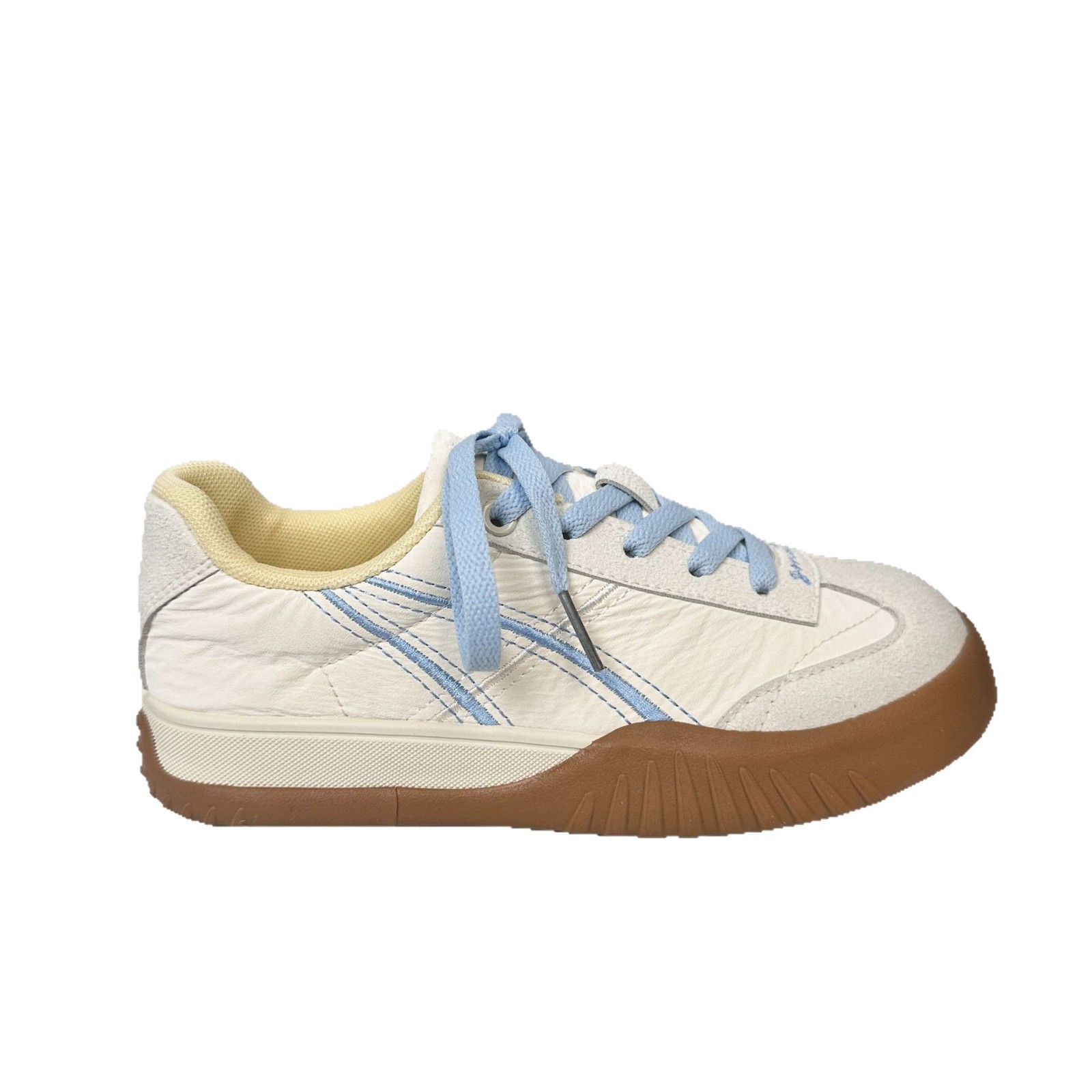 Diseño de onda lejana, suela gruesa, zapatos de entrenamiento alemanes, primavera de 2025, nuevas zapatillas de deporte casuales retro cómodas y versátiles para mujeres