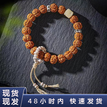 爆款菩提子手链女设计感文玩配饰男厂家直销正宗金刚菩提手串单圈