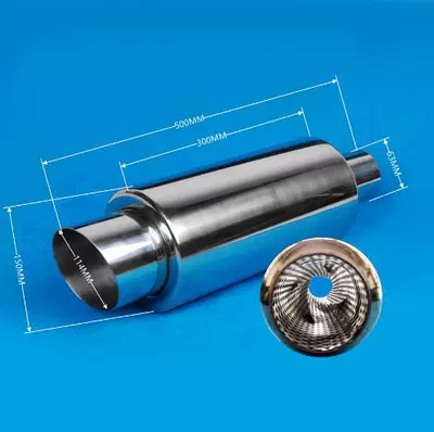 Wuyun Tongtai Customized, Exhaust pipe - 02-152-6inch-scroll-silencer