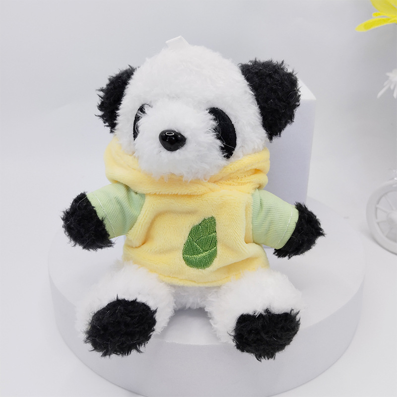 Internet Celebrous Plush Panda Keychain Doll Doll Key Chain Exquisite Women's Bag Pendant Claw Machine Small Gift Wholesale