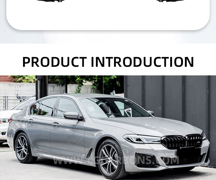 Suitable for Bmw 5 Series F10 Old Model Upgrade to New G30 M5 Mt Body Kit, Front Bumper, Headlights, Taillights, Hood, Rear Bumper