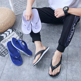 秋夏季青春潮流休闲一体成型人字拖 日常户外沙滩个性舒适PVC凉拖