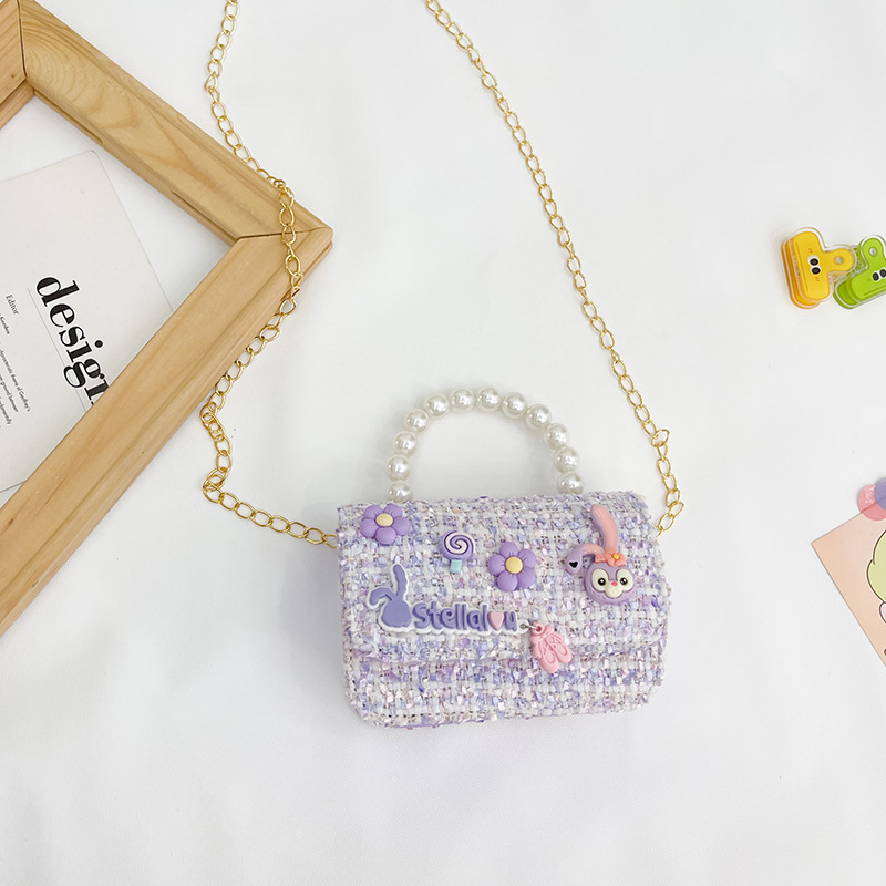 Bolsa de mensajero para niños hombro moda occidental princesa estilo coreano niña linda bebé 2022 nuevo bolso monedero