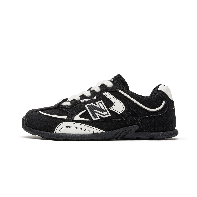 Giày sneaker unisex chunky đế dày phong cách Balance cổ điển — 232 Đen Hắc Diệu