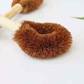 椰棕锅刷木柄不沾油厨房木刷洗锅刷刷锅长柄锅刷子洗锅刷图片色箱