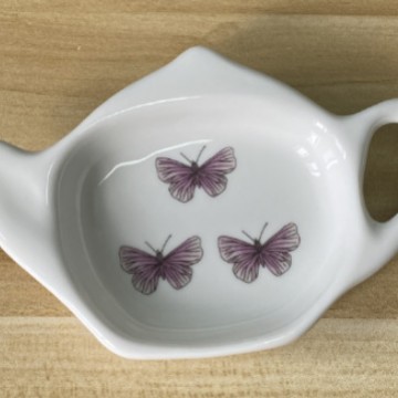 Cerámica bolsa de té platillo té de la tarde a juego té de lujo juego bolsa de té platillo tarde bolsa de té platillo creativo regalo de cerámica