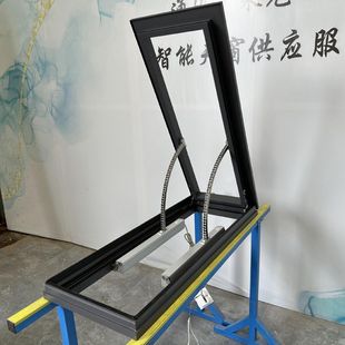 Electric aluminum alloy skylight intelligent mobile skylight translation electric window skylight curved chain rain induction skylight