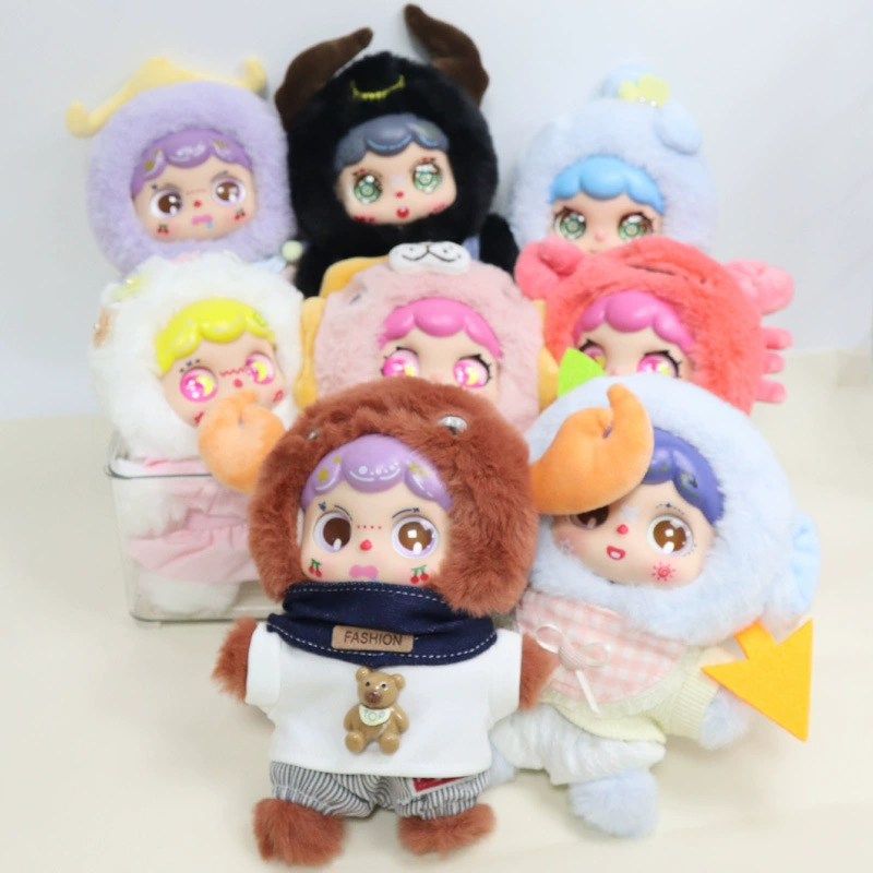 Cute plastic face plastic, doll, plush creative pendant, toy