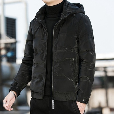 Down Jackets winter new pattern Korean Edition Trend handsome Youth fashion leisure time Hooded winter thickening keep warm coat