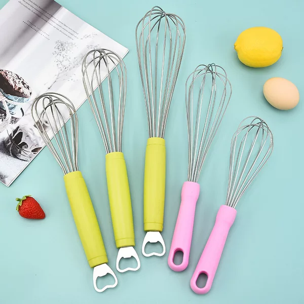 Manual stainless steel egg beater manual egg mixer household kitchen tools