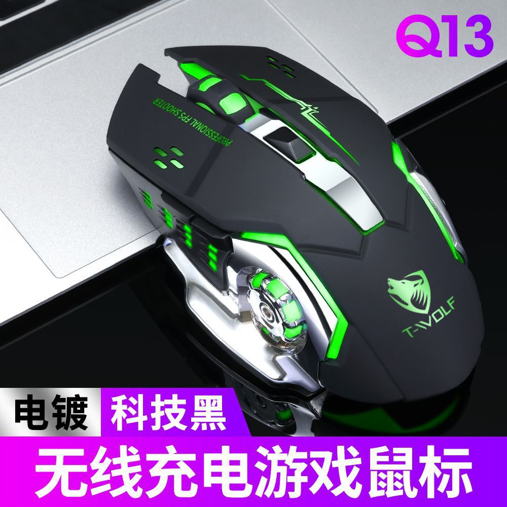 Thunderwolf Q13 무선 마우스 화이트