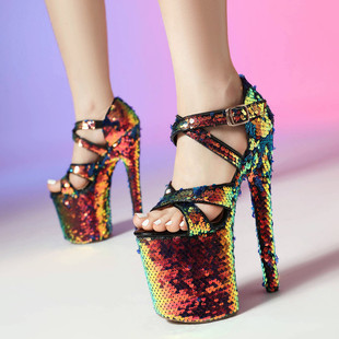 �~���Ь��Ƭ�����ŮЬ20CM���߸���ʿ�赸�߸�Ь������Ů��Ь