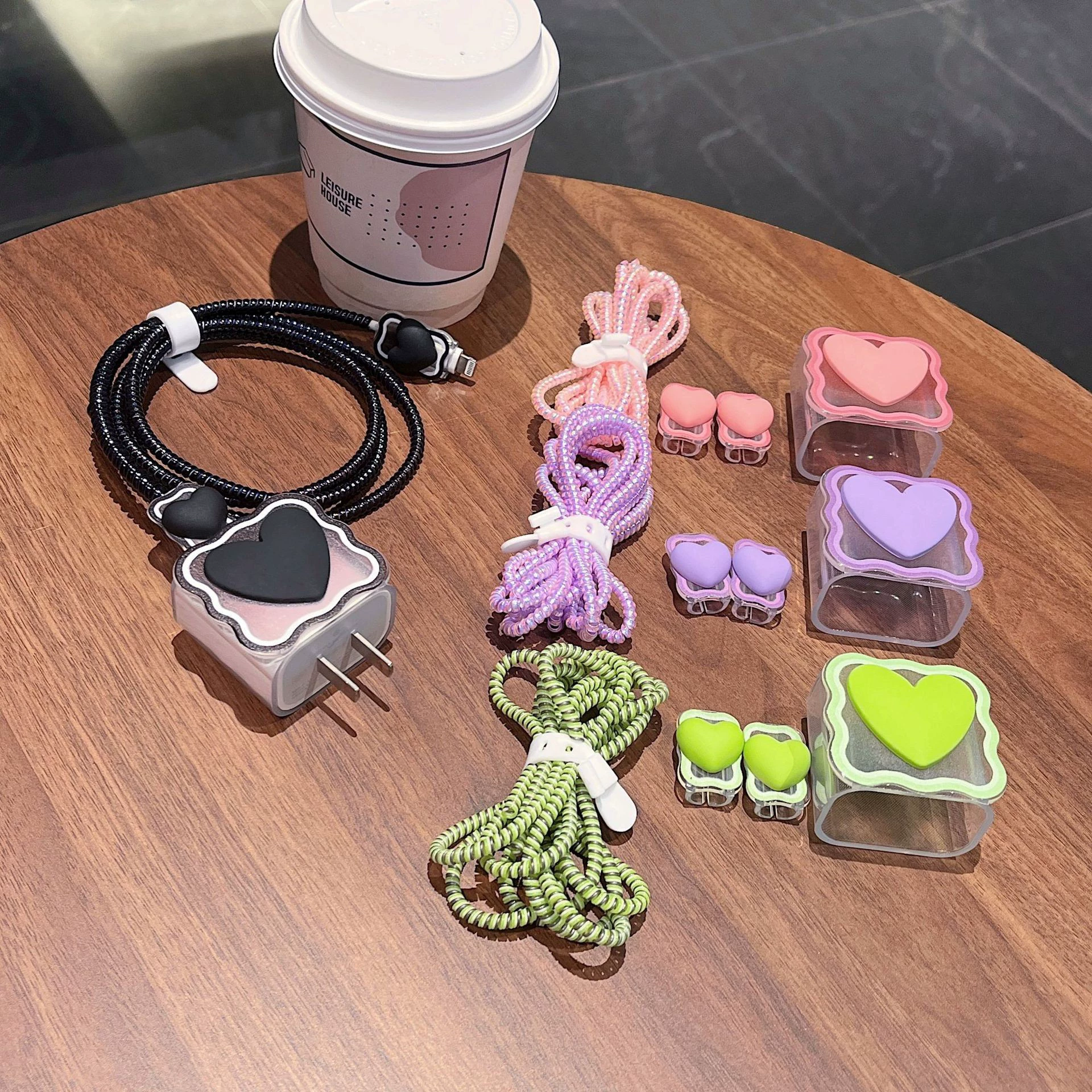 Применимо Apple 20w зарядное устройство чехол для защиты любви изысканные украшения кабель для передачи данных чехол для укуса