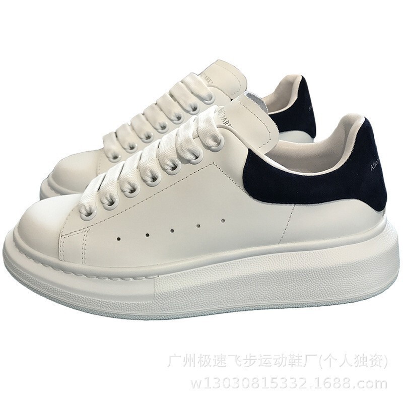 Guangzhou Factory High-Heeled Direct Sales Mcqueen White Shoes for Women 2024 New Thick-Soled Platform Shoes Casual Women's Shoes for Men