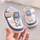 Boys sandals summer new 1 2 years old soft bottom non-slip baby toddler breathable cartoon toddler female baby sandals