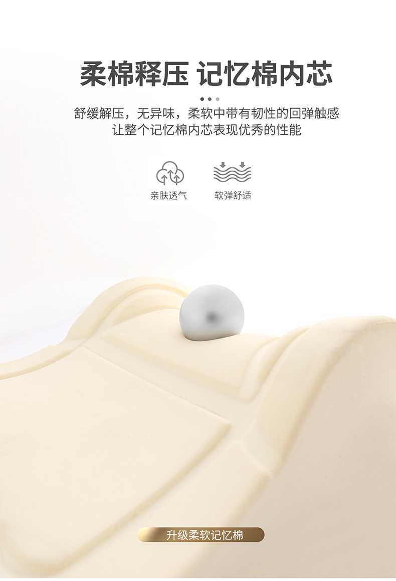 26 types of car headrests and lumbar supports, aviation memory foam neck pillows, ergonomic lumbar support car pillows for cross-border sales