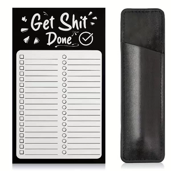 "Cross-border hot sale" magnetic notes book simple style refrigerator stickers to make various styles of magnetic notes book