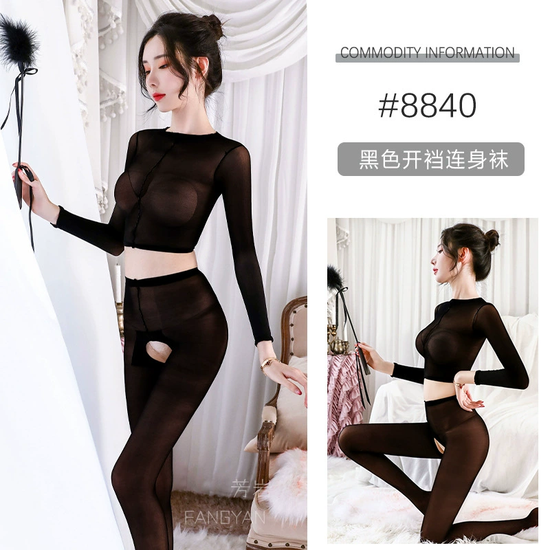 Crotchless sheer bodysuit, thin tights, lifting/contour effect, multiple styles