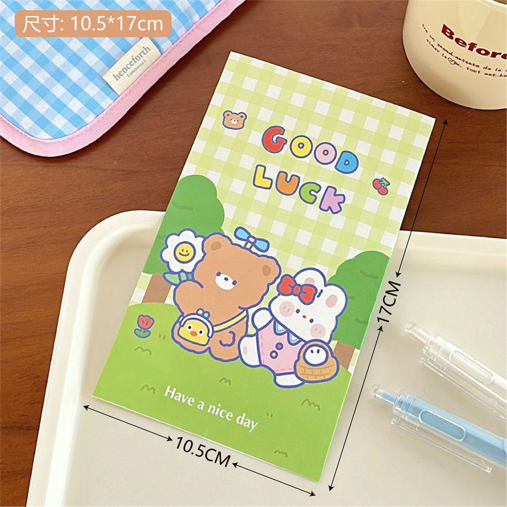 Tengyi original lindo ins chica bolsa de almacenamiento de papel snack regalo embalaje dibujos animados mini bolsa de papel al por mayor