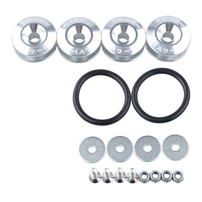 Other Automotive Exterior Supplies Bumper Decorative Hatch Cover Fixing - silver
