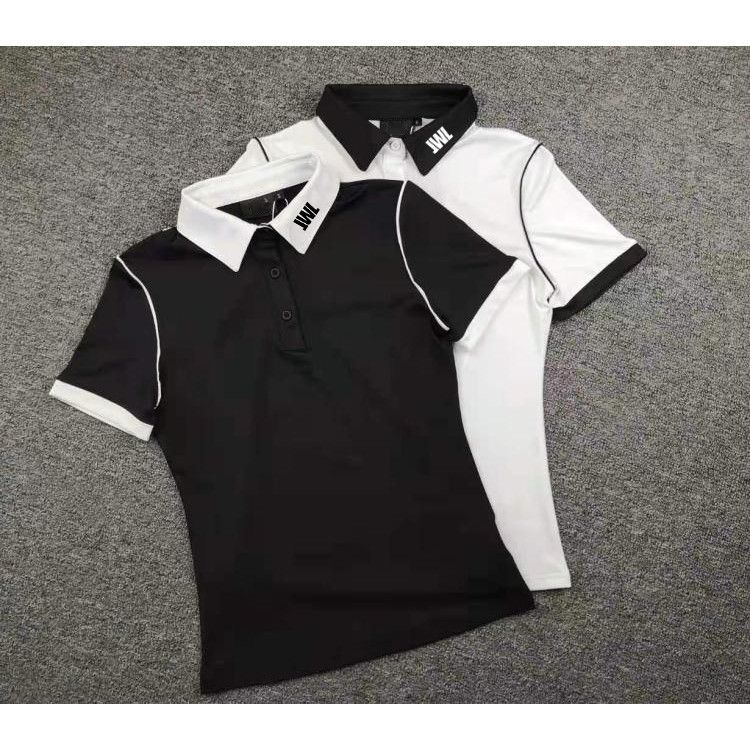 Korean Style Golf Short-Sleeved Women's T-Shirt Slim Fit No-Iron Stretch Golf Women's Top Breathable Spring and Summer
