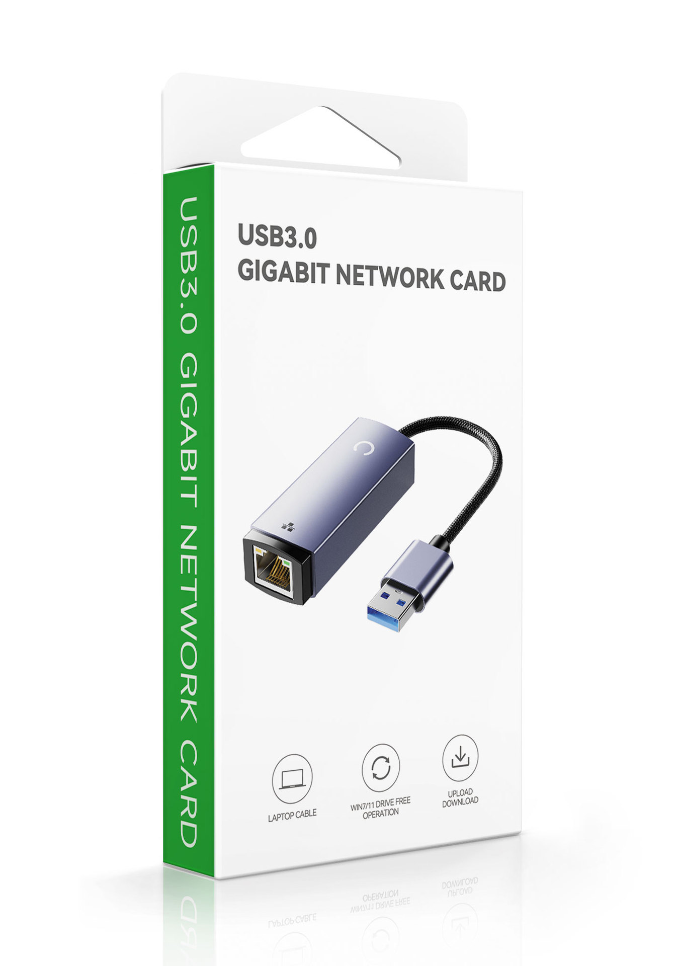 USB3.0ギガビットネットワークカードTYPE-C転送ポートRJ45外付け有線イーサネットケーブルコンバータ