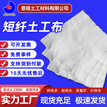 公路工程护坡透水土工布路面养护无纺布保湿防渗防尘短纤土工布