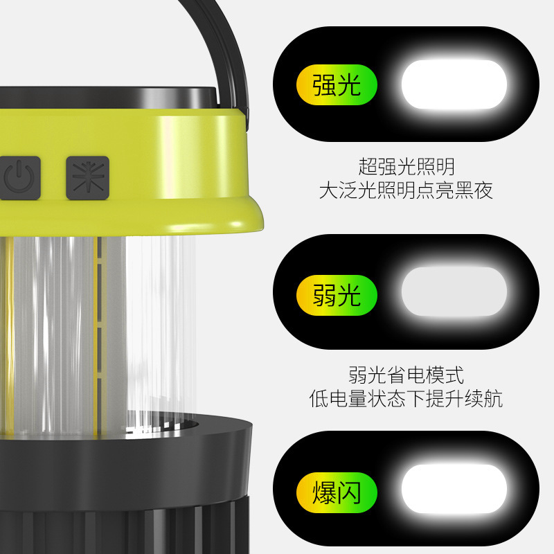 Acampar al aire libre camping recargable lámpara de la tienda de iluminación led lámpara repelente de mosquitos lámpara de caballo pequeño uv repelente de mosquitos lámpara del asesino del mosquito
