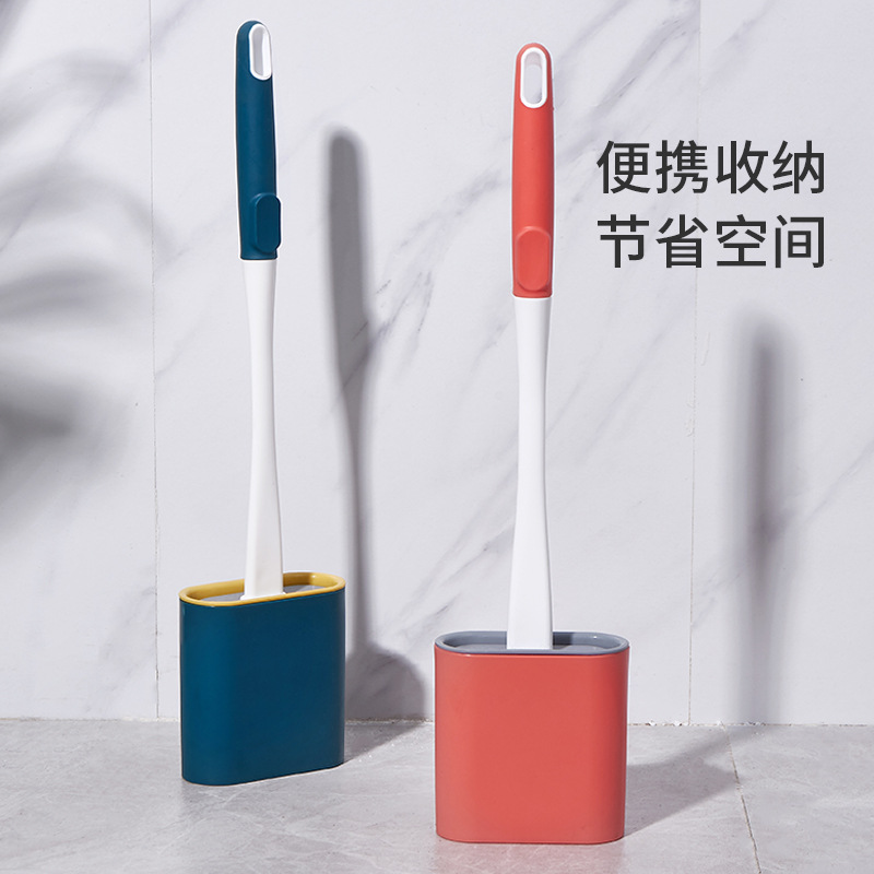 Suministro directo de fábrica nuevo traje de cepillo de inodoro de goma cepillo de baño hogar inodoro cepillo de limpieza