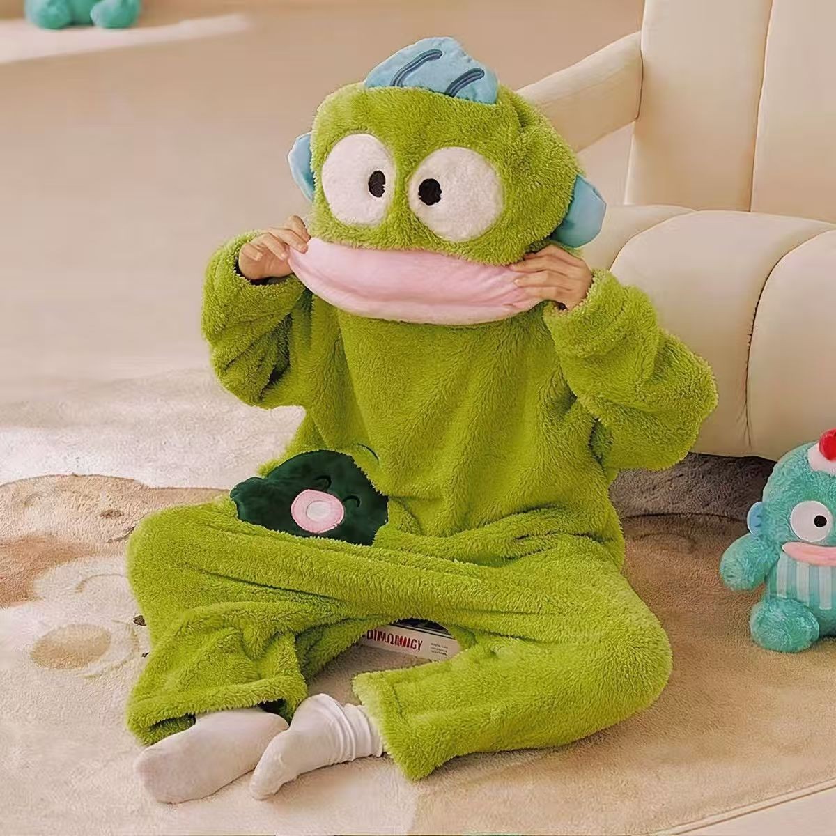 녹색 못생긴 물고기