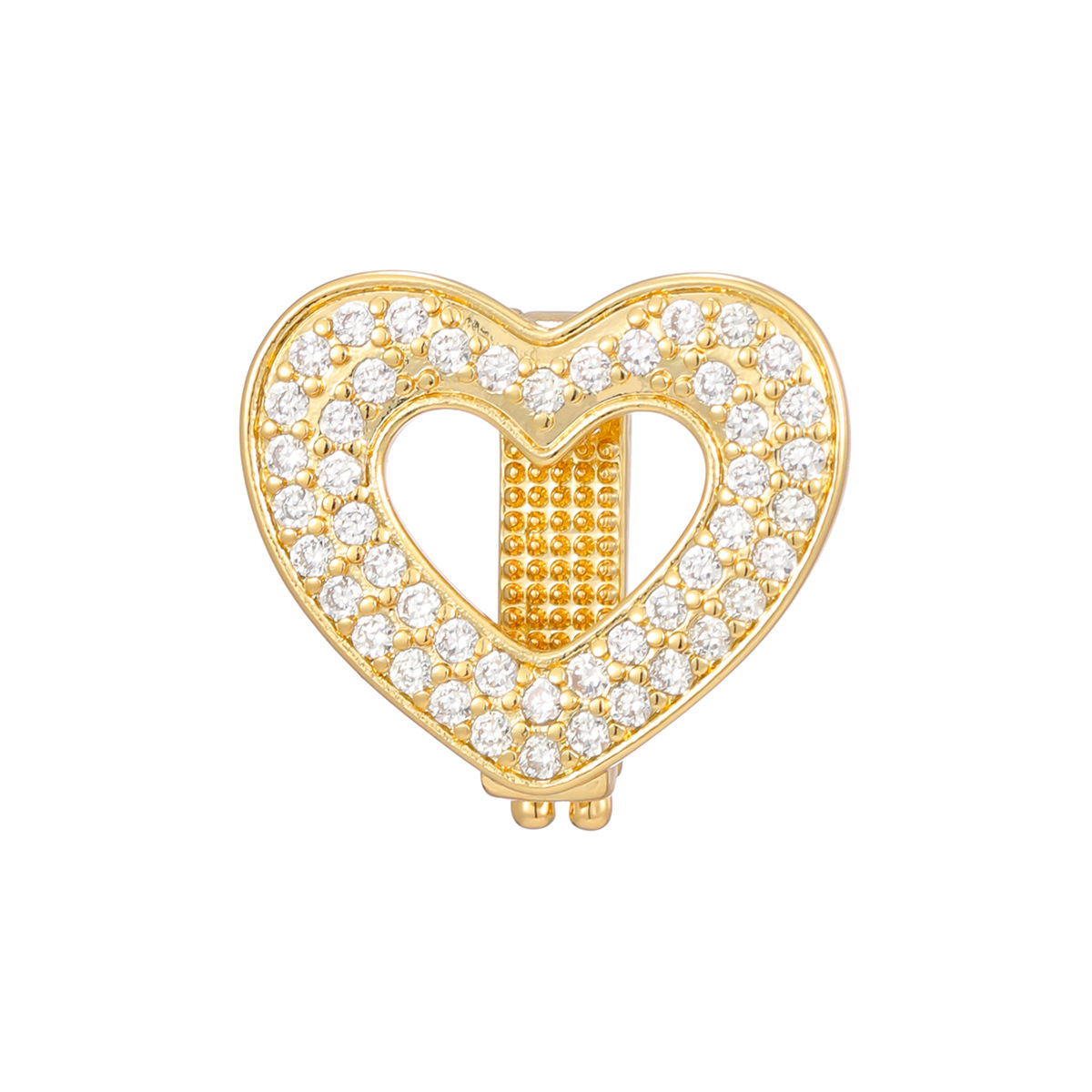5g Weight Jewelry Accessories Jewelry Making Type Jewelry Accessories Classification 1 Piece Quantity Copper Material Heart Shape Pattern All Seasons Season Polished Finish Plating Design Simple Style, Shiny Style 1 Piece Copper Heart Shape Polished Jewelry Accessories Jewelry Accessories 9