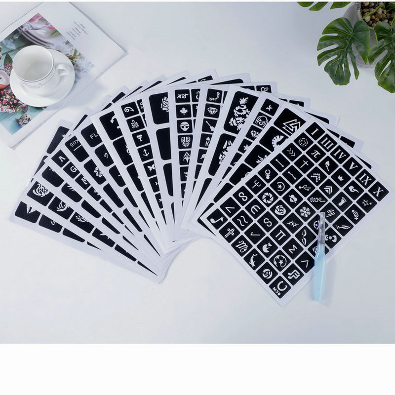 Cross-Border Popular Semi-Permanent Waterproof Long-Lasting Simulated Hollow Series Unisex Tattoo Stickers Small Template Tattoo Cross-Border Popular Semi-Permanent Waterproof Long-Lasting Simulated Hollow Series Unisex Tattoo Stickers Small Template Tattoo