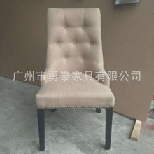 厂家供应酒店仿木包布椅包房椅酒店宴会椅海绵靠背桌椅包房座椅