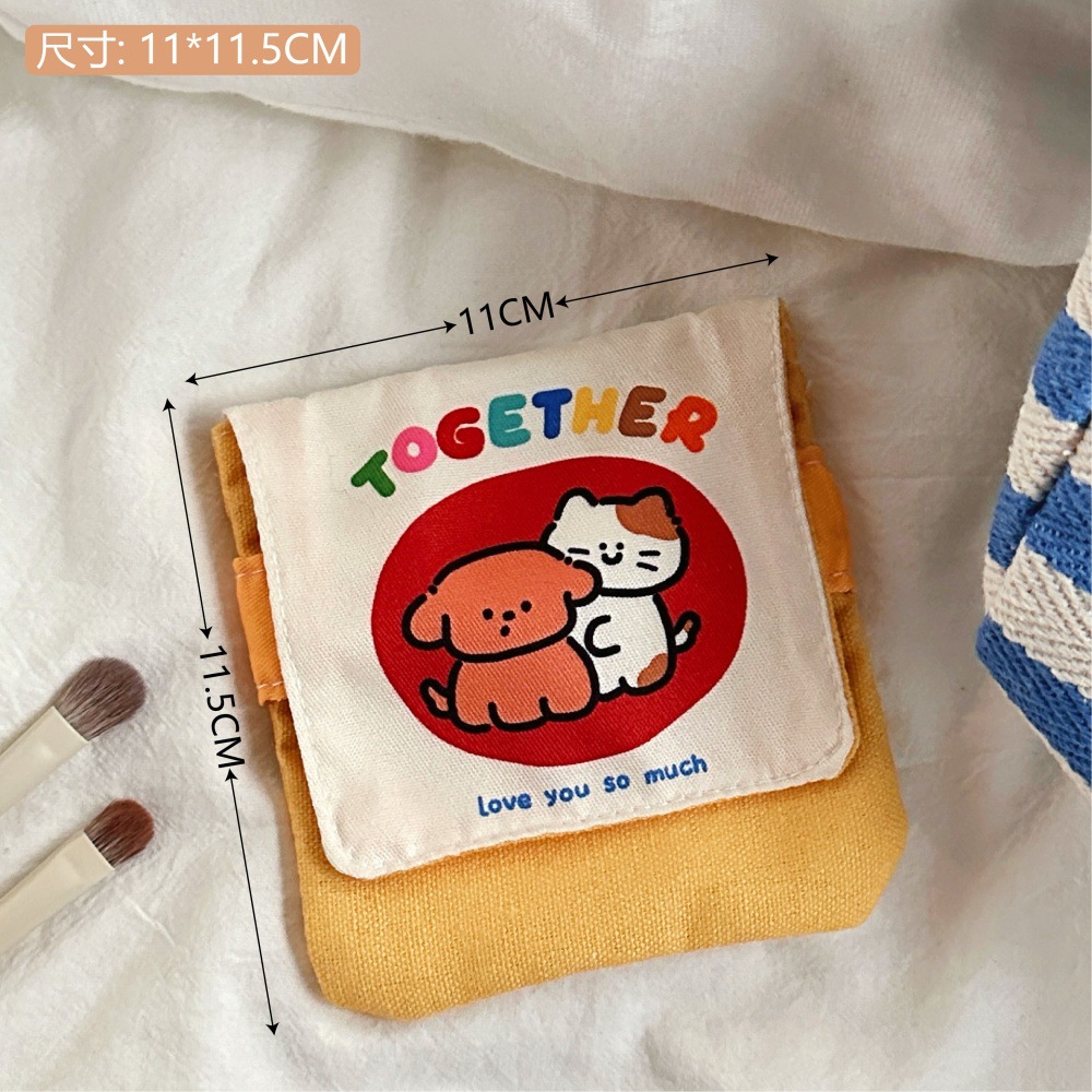 Tengyi original lindo cartón de dibujos animados bolsas de almacén de chicas bolsas pequeñas y convenientes bolsas nuevas al por mayor