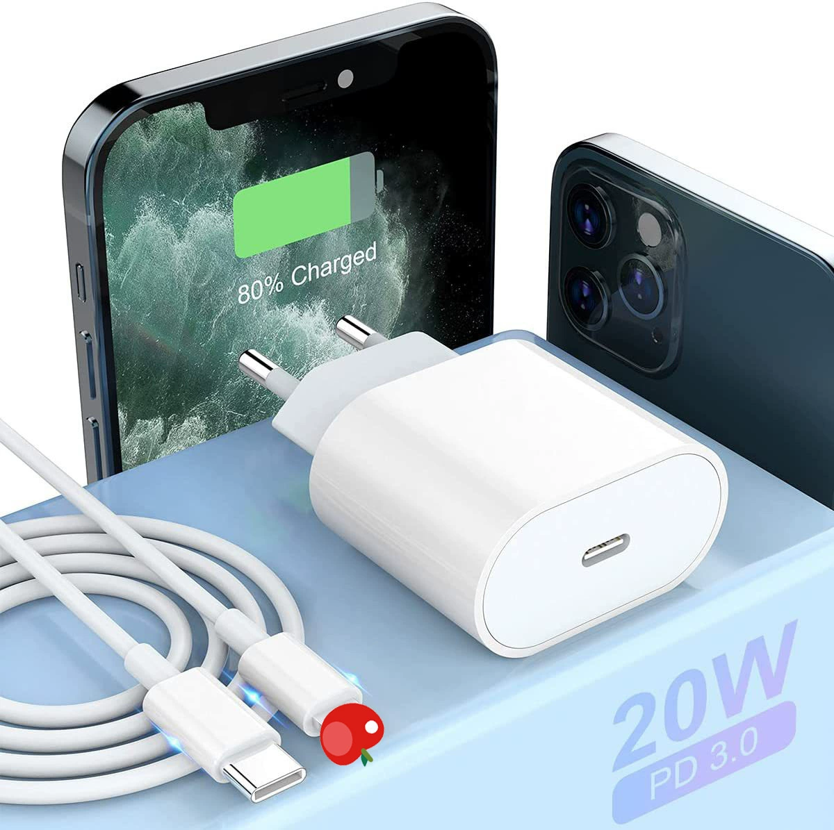 (Кросс-бордерная торговля), Apple, совместимый зарядное устройство, зарядка для мобильного телефона, 20W, 20W