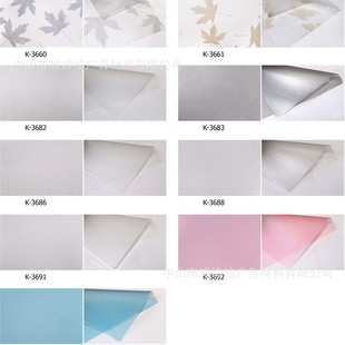 Wholesale Weishibai cellophane matte flash point series window decals K3600 series of various patterns