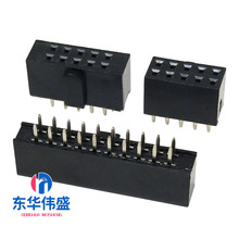 �p��ĸ2.54mm�g�� 2*5P��λֱ�� ��ţDC3-10P ����͹�c���۷����c