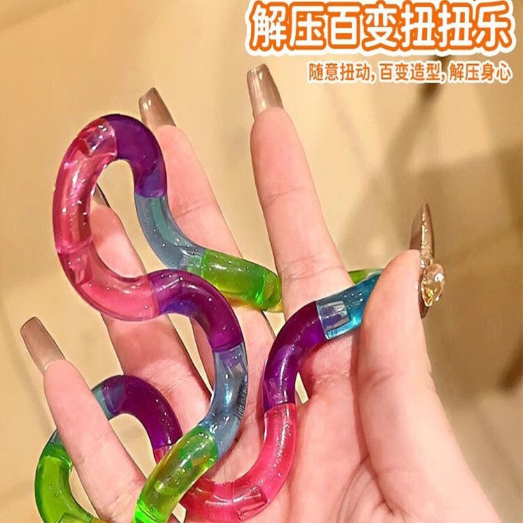 创意百变扭扭缠绕解压变形扭绳发泄减压玩具创意好玩指尖专注|undefined