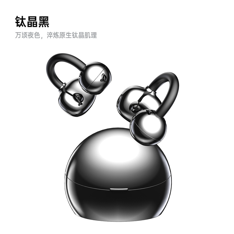 New Clip2 clip-on collector's edition Bluetooth earphones with ENC noise cancellation, high-quality oval mini case