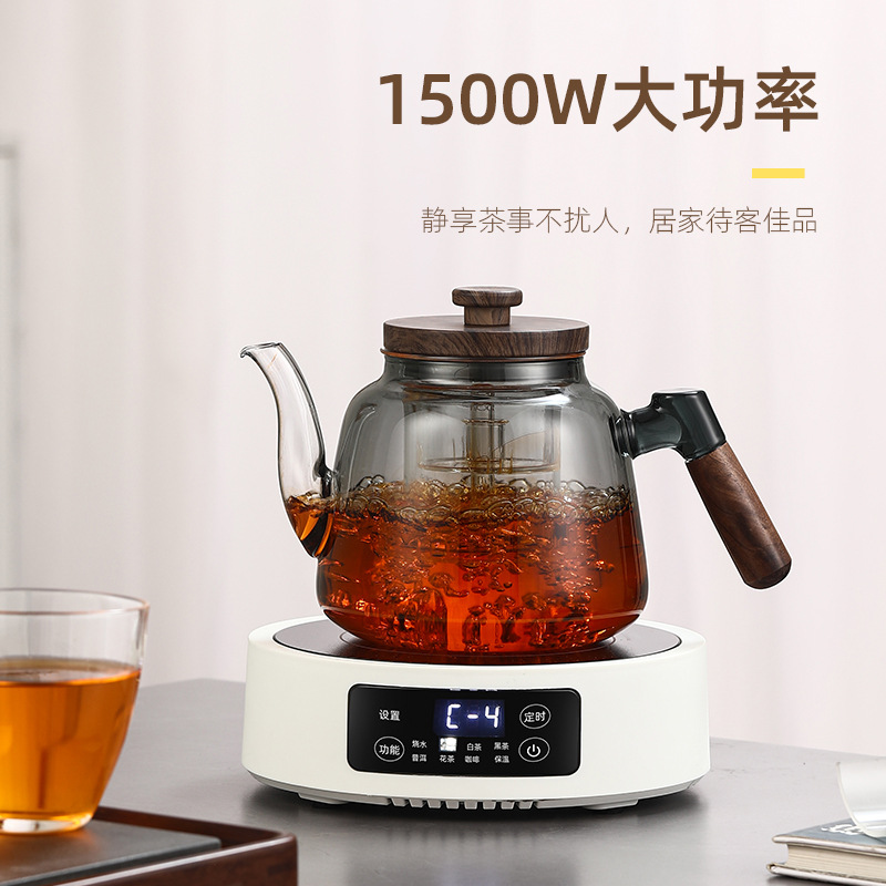 Cross-Border Electric Ceramic Stove, Us Standard 110V, Export Tea Kettle, Stove-Side Tea Brewing, Thickened High-Potassium Silicon Glass Teapot, Small Capacity