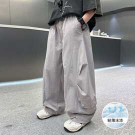 男童夏季防蚊裤夏装新款儿童裤子休闲裤中大童宽松薄款长裤潮韩版